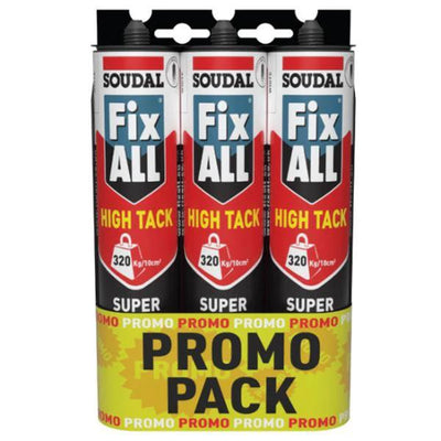 Soudal Fix All High Tack - Triple Pack