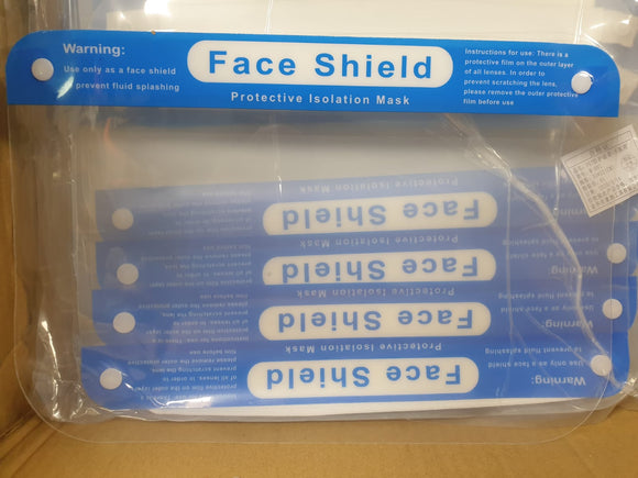 Face Shield with elastic band