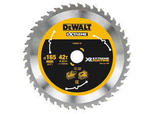 DeWalt 165x20mm 42T Extreme Runtime Sawblade